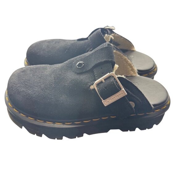 Dr. Martens Zebzag Suede Slingback Platform Mules Unisex W 7/ M 6 - Picture 5 of 11